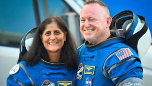 Sunita Williams and Barry 